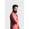 Mac Mille Peach Solid Oxford Cotton Shirt