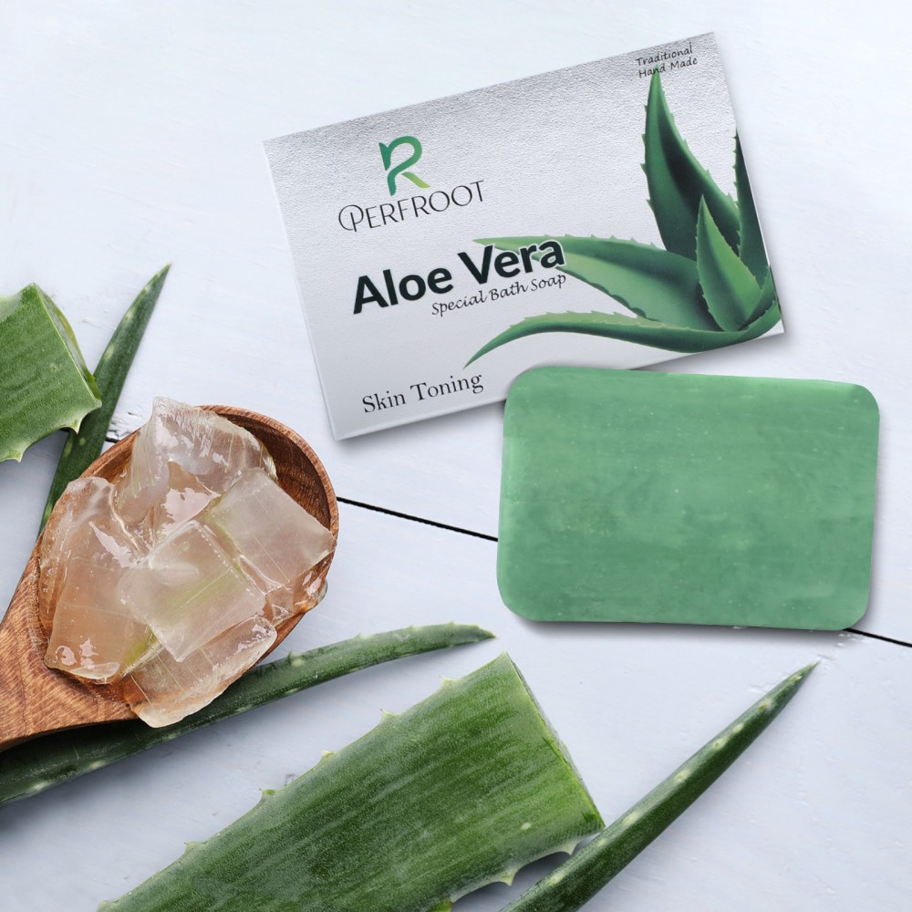 Perfroot Traditional Hand made Aloevera soap 100g