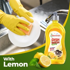 Santorini Dish Wash Lemon Gel 500ml