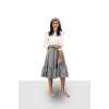 Dolley Madison Front Opened  Mid-length skirt