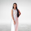 Dolley Madison Simple stripped pure cotton kurthi.