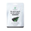 Perfroot Black Mud Aloevera Face Sheet Mask 20ml