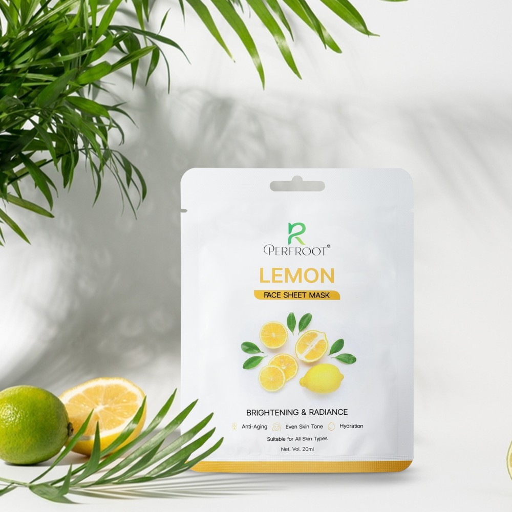 Perfroot Lemon Face Sheet Mask 20ml