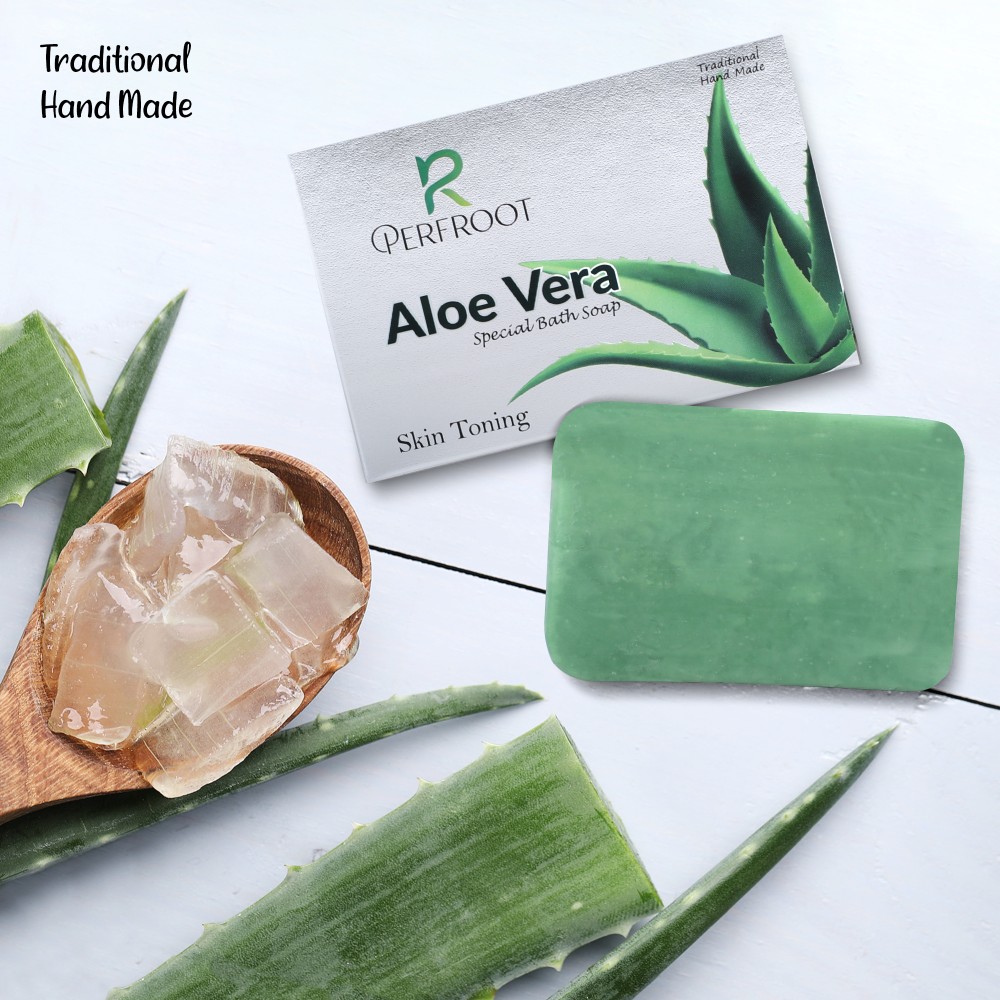 Perfroot Traditional Hand made Aloevera soap 100g