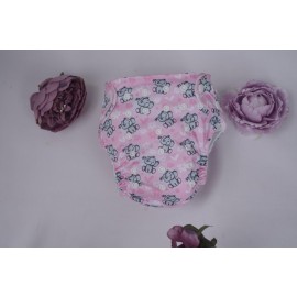 HUGBAE Reusable Cloth Diaper Pink Elephant