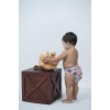 HUGBAE Reusable Cloth Diaper Blue donut