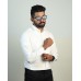 Mac Mille White Solid Oxford Cotton Shirt