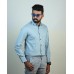 Mac Mille Light Blue Solid Oxford Cotton Shirt