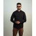 Mac Mille Black Solid Oxford Cotton Shirt